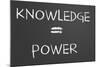 Knowledge Is Power-IJdema-Mounted Art Print