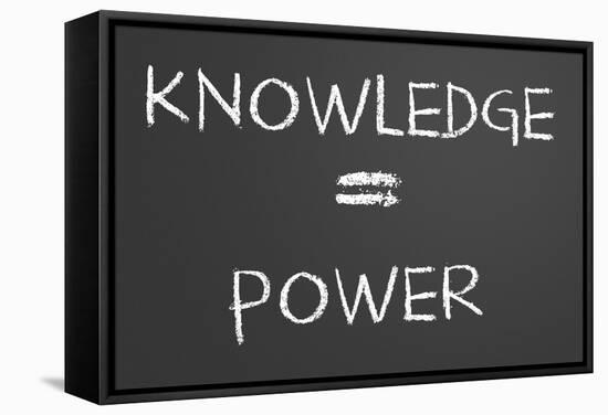 Knowledge Is Power-IJdema-Framed Stretched Canvas