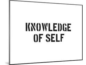 Knowledge Of Self-SM Design-Mounted Art Print