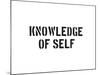 Knowledge Of Self-SM Design-Mounted Art Print