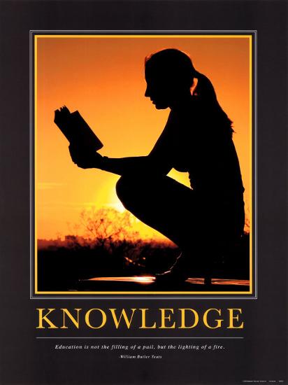 Knowledge-null-Lamina Framed Art Print