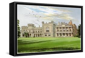 Knowsley Hall, Lancashire, Home of the Earl of Derby, C1880-AF Lydon-Framed Stretched Canvas