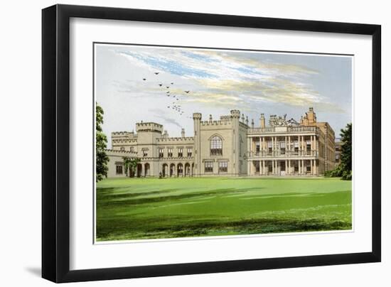 Knowsley Hall, Lancashire, Home of the Earl of Derby, C1880-AF Lydon-Framed Premium Giclee Print