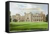 Knowsley Hall, Lancashire, Home of the Earl of Derby, C1880-AF Lydon-Framed Stretched Canvas
