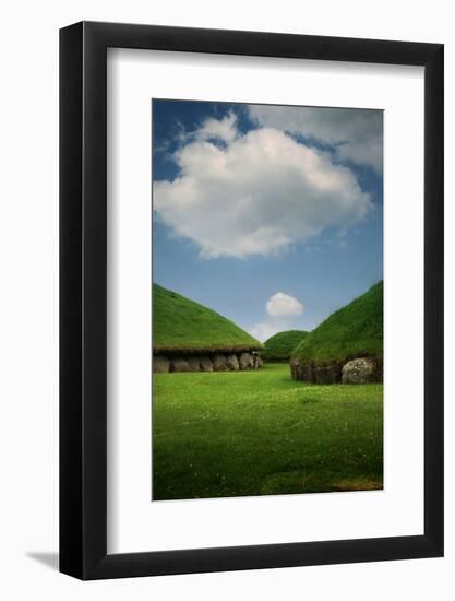 Knowth, Megalithic Ground Near Donore in the Boyne Valley, County Meath, Ireland-Bluehouseproject-Framed Photographic Print