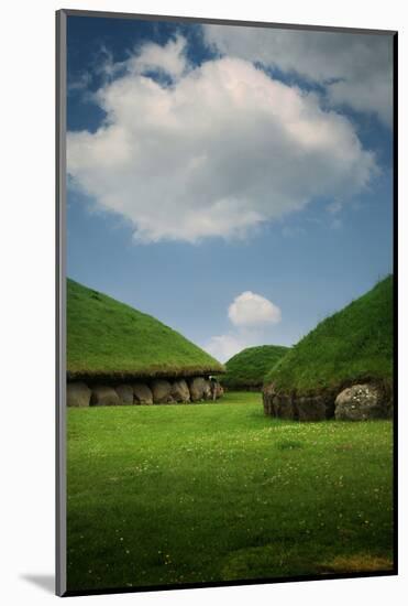 Knowth, Megalithic Ground Near Donore in the Boyne Valley, County Meath, Ireland-Bluehouseproject-Mounted Photographic Print