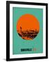 Knoxville Circle Poster 1-NaxArt-Framed Art Print