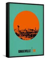 Knoxville Circle Poster 1-NaxArt-Framed Stretched Canvas