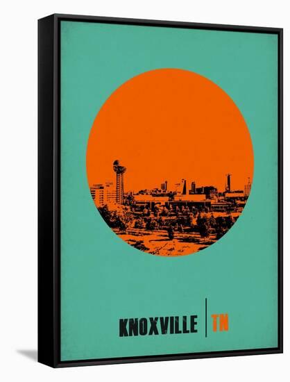 Knoxville Circle Poster 1-NaxArt-Framed Stretched Canvas