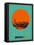 Knoxville Circle Poster 1-NaxArt-Framed Stretched Canvas