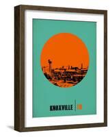 Knoxville Circle Poster 1-NaxArt-Framed Art Print