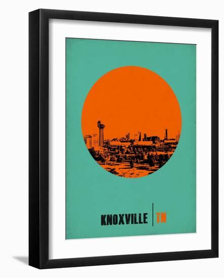 Knoxville Circle Poster 1-NaxArt-Framed Art Print