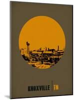 Knoxville Circle Poster 2-NaxArt-Mounted Art Print