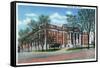 Knoxville, Tennessee - Exterior View of Knoxville High School-Lantern Press-Framed Stretched Canvas