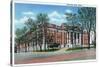 Knoxville, Tennessee - Exterior View of Knoxville High School-Lantern Press-Stretched Canvas