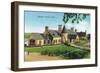 Knoxville, Tennessee - Exterior View of the Cherokee Country Club-Lantern Press-Framed Premium Giclee Print