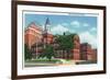 Knoxville, Tennessee - Exterior View of the Knox County Court House-Lantern Press-Framed Premium Giclee Print