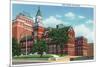 Knoxville, Tennessee - Exterior View of the Knox County Court House-Lantern Press-Mounted Premium Giclee Print