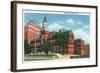 Knoxville, Tennessee - Exterior View of the Knox County Court House-Lantern Press-Framed Art Print