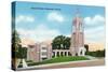 Knoxville, Tennessee - Exterior View of the Methodist Church on Church Street-Lantern Press-Stretched Canvas