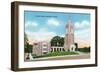 Knoxville, Tennessee - Exterior View of the Methodist Church on Church Street-Lantern Press-Framed Art Print