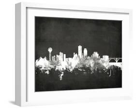 Knoxville Tennessee Skyline-Michael Tompsett-Framed Art Print
