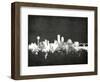 Knoxville Tennessee Skyline-Michael Tompsett-Framed Art Print