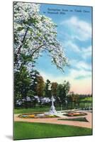 Knoxville, Tennessee - Springtime Scene on Talahi Drive in the Sequoyah Hills-Lantern Press-Mounted Art Print