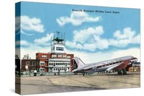 Knoxville, Tennessee - View of the Knoxville Municipal (McGhee Tyson) Airport-Lantern Press-Stretched Canvas
