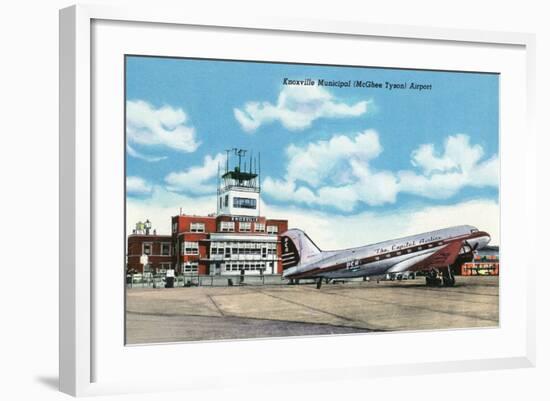 Knoxville, Tennessee - View of the Knoxville Municipal (McGhee Tyson) Airport-Lantern Press-Framed Art Print