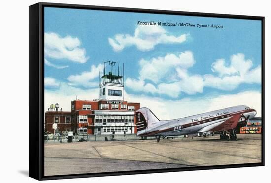 Knoxville, Tennessee - View of the Knoxville Municipal (McGhee Tyson) Airport-Lantern Press-Framed Stretched Canvas