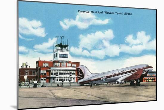 Knoxville, Tennessee - View of the Knoxville Municipal (McGhee Tyson) Airport-Lantern Press-Mounted Art Print