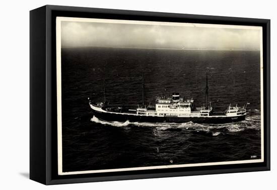 Knsm, M.S. Willemstad, Oranjestad, Dampfschiff-null-Framed Stretched Canvas