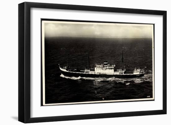 Knsm, M.S. Willemstad, Oranjestad, Dampfschiff-null-Framed Giclee Print