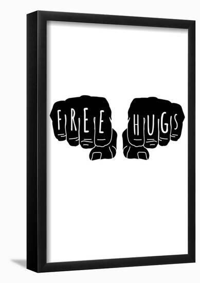 Knuckle Hugs (Vert)-null-Framed Poster
