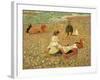 Knucklebones, Walberswick, 1888-89-Philip Wilson Steer-Framed Giclee Print