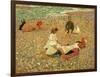 Knucklebones, Walberswick, 1888-89-Philip Wilson Steer-Framed Giclee Print