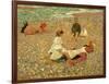 Knucklebones, Walberswick, 1888-89-Philip Wilson Steer-Framed Giclee Print