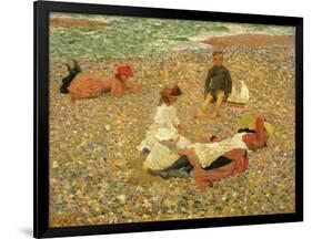 Knucklebones, Walberswick, 1888-89-Philip Wilson Steer-Framed Giclee Print