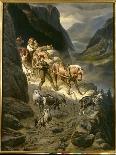 Reindeer Hunt, 1868-Knud Bergslien-Giclee Print