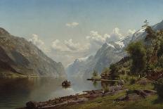 From Hardangerfjord, 1867-Knud Bergslien-Giclee Print