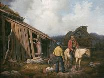 Reindeer Hunt, 1868-Knud Bergslien-Giclee Print