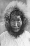 Caribou Eskimo Wearing Snow Glasses Made of Wood, Canada, 1921-24-Knud Rasmussen-Framed Photographic Print