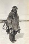 Caribou Eskimo Wearing Snow Glasses Made of Wood, Canada, 1921-24-Knud Rasmussen-Photographic Print