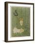 Knut Hamsun Norwegian Writer Nobel 1920-Olav Gulbransson-Framed Art Print