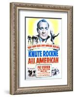 Knute Rockne All American - Movie Poster Reproduction-null-Framed Photo