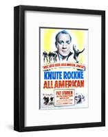 Knute Rockne All American - Movie Poster Reproduction-null-Framed Photo
