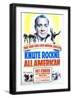 Knute Rockne All American - Movie Poster Reproduction-null-Framed Photo