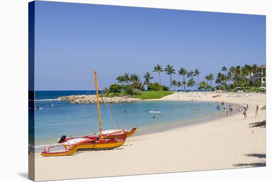 Ko Olina Beach, West Coast, Oahu, Hawaii, United States of America, Pacific-Michael DeFreitas-Stretched Canvas