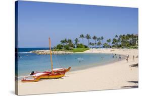 Ko Olina Beach, West Coast, Oahu, Hawaii, United States of America, Pacific-Michael DeFreitas-Stretched Canvas